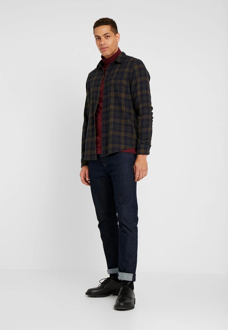 Pier One Hombre Camiseta De Manga Larga - Bordeaux - Imagen 2