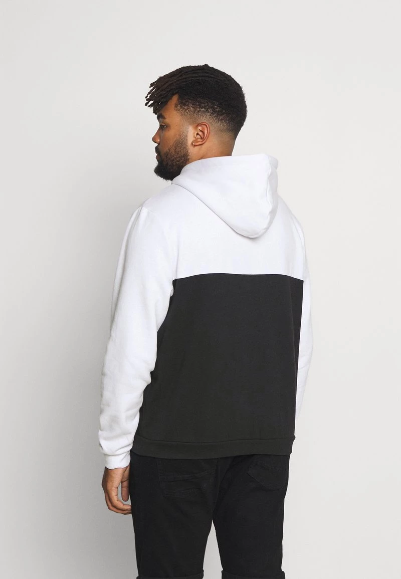 Pier One Hombre Jersey Con Capucha - Black- White - Imagen 3