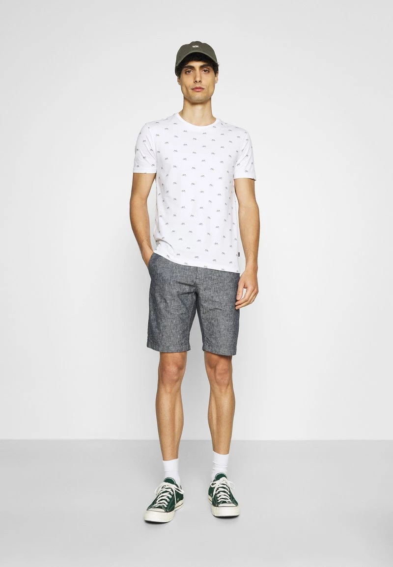 Pier One Hombre Camiseta Estampada - White - Imagen 2