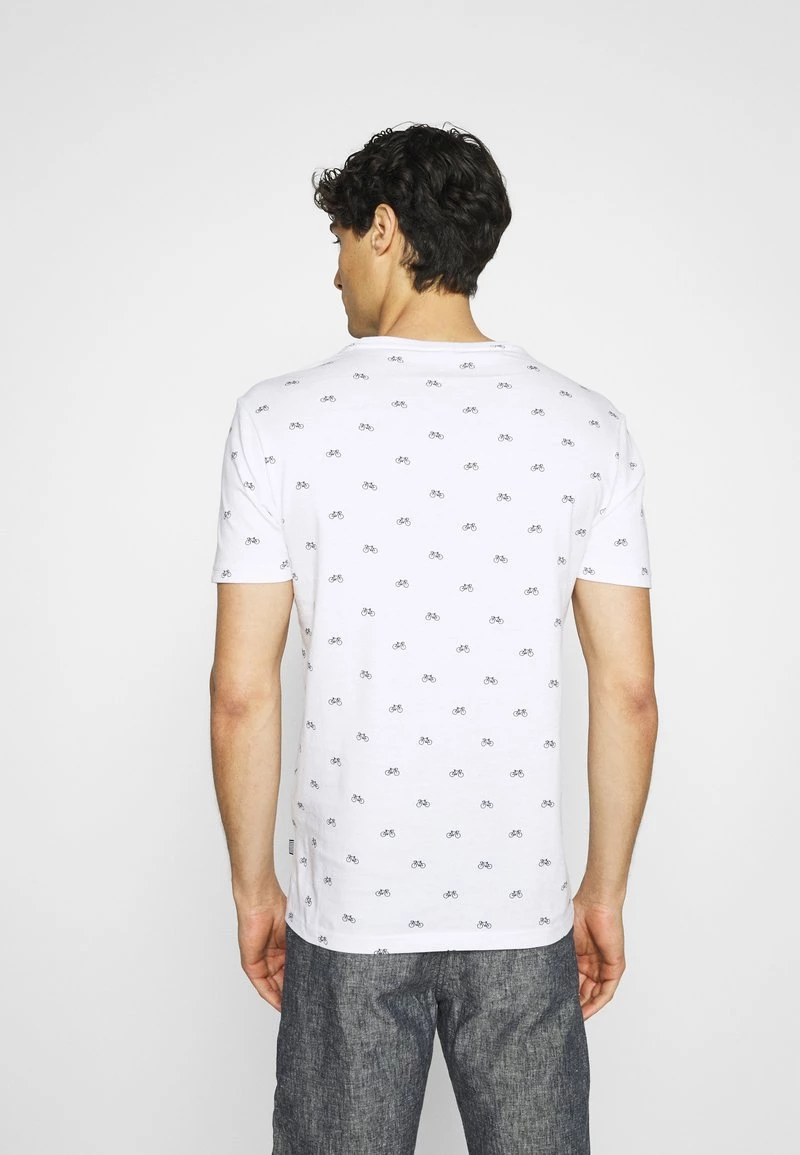 Pier One Hombre Camiseta Estampada - White - Imagen 3