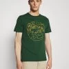 Pier One Hombre Camiseta Estampada - Dark Green
