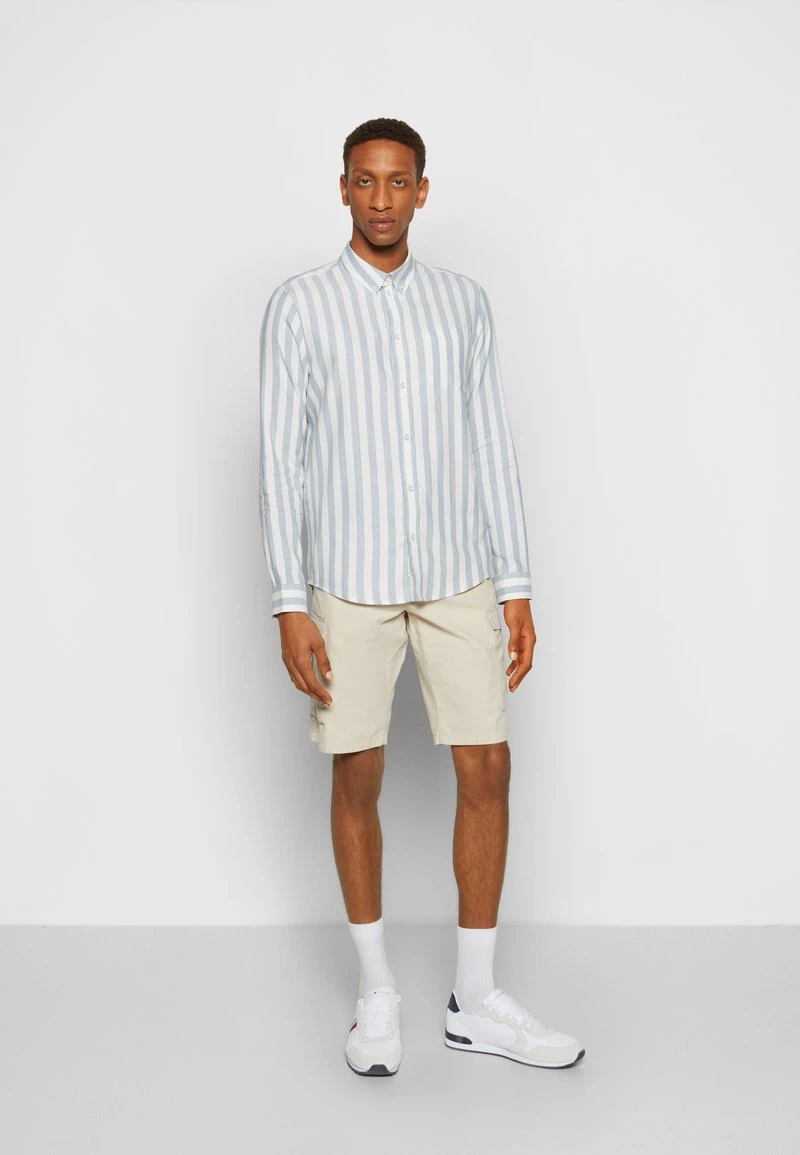 Pier One Hombre Camisa - Light Blue/white - Imagen 2