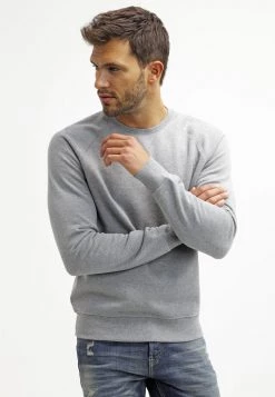 Pier One Sudadera - Mid Grey Melange, Hombre
