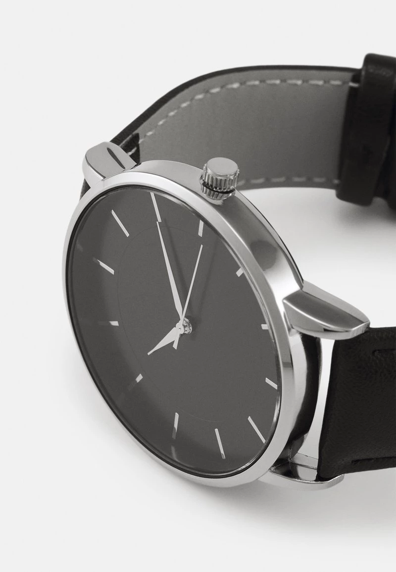 Pier One Unisexo Reloj - Black/silvercoloured - Imagen 4