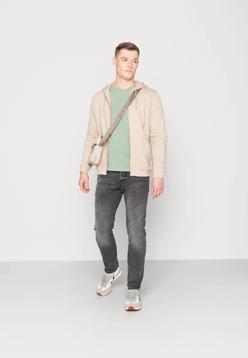 Pier One Hombre Sudadera Con Cremallera - Tan - Imagen 2