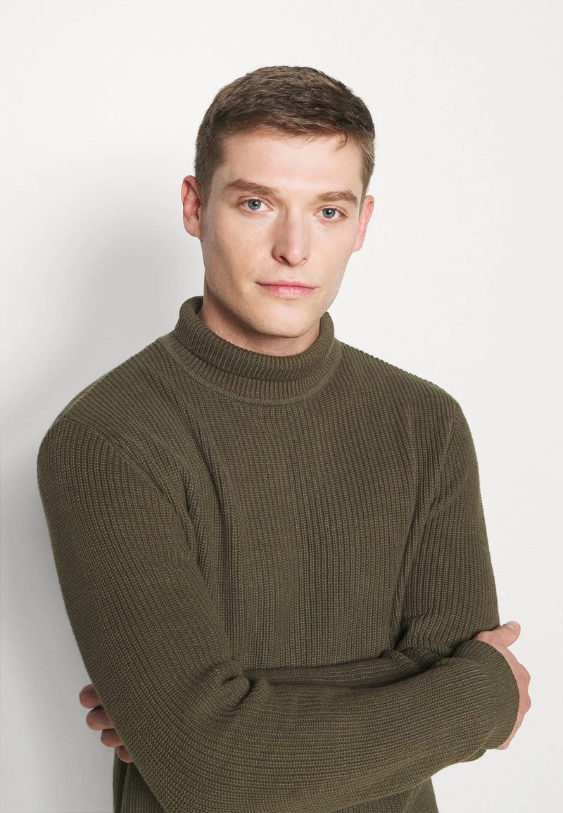 Pier One Hombre Jersey De Punto - Olive - Imagen 5