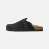 Pier One Unisexo Sandalias Planas - Black