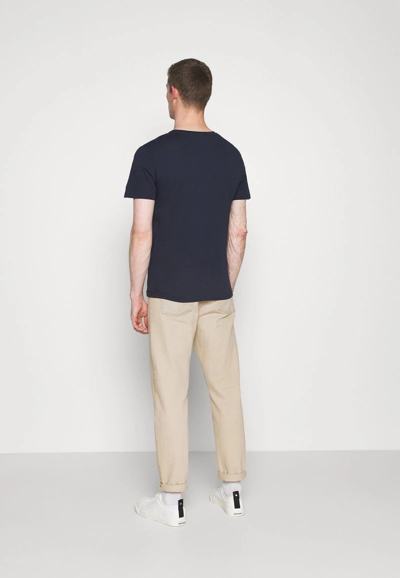 Pier One Hombre Camiseta Estampada - Dark Blue - Imagen 3