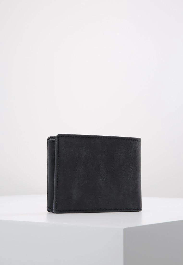 Pier One Hombre LEATHER - Monedero - Black - Imagen 3