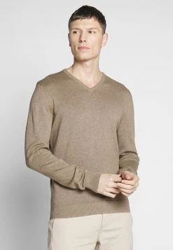 Pier One Hombre Jersey De Punto - Mottled Beige