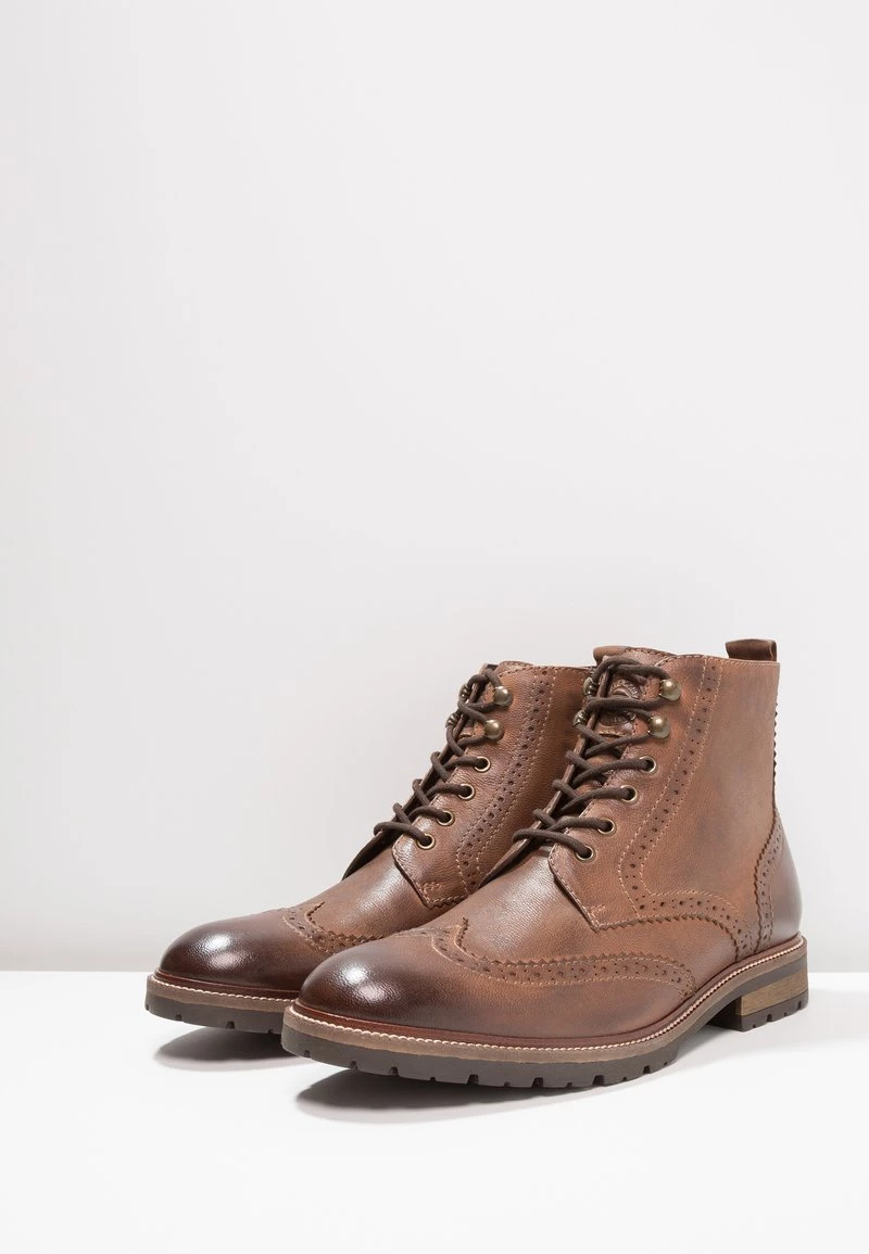 Pier One Hombre Botines Con Cordones - Cognac - Imagen 3