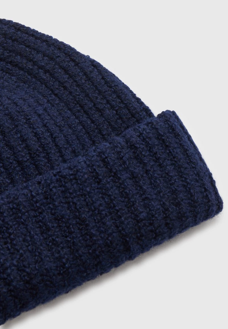 Pier One Unisexo SHORT MICRO BEANIE UNISEX - Gorro - Dark Blue - Imagen 3
