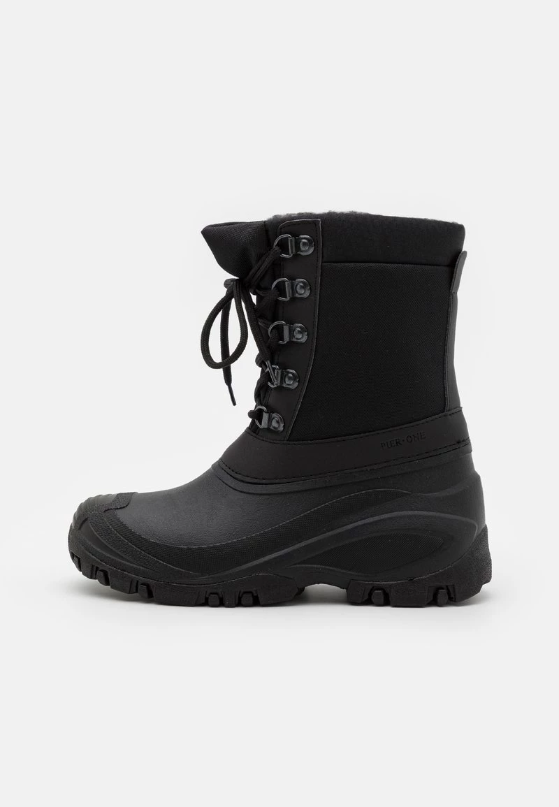 Pier One Unisexo UNISEX - Botas Para La Nieve - Black