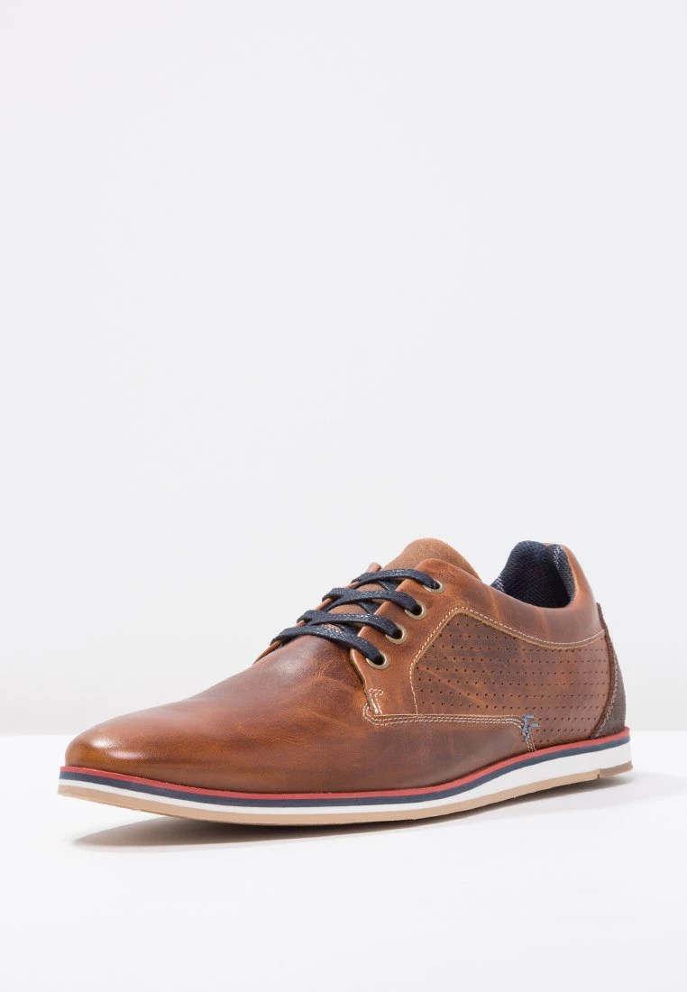 Pier One Hombre LEATHER - Zapatos Con Cordones - Cognac - Imagen 3