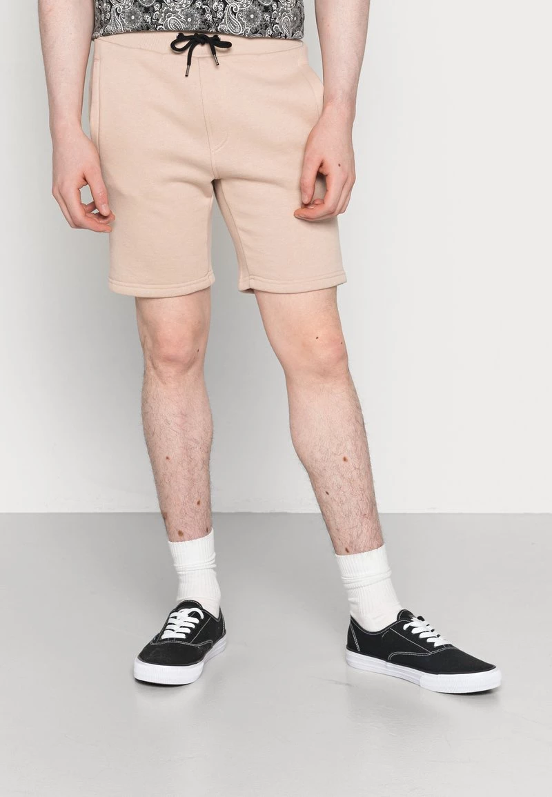 Pier One 2 PACK - Shorts - Tan/black, Hombre - Imagen 2