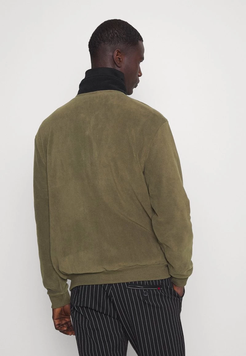 Pier One Hombre Forro Polar - Black/olive - Imagen 3