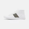 Pier One Hombre Zapatillas Altas - White/gold-coloured