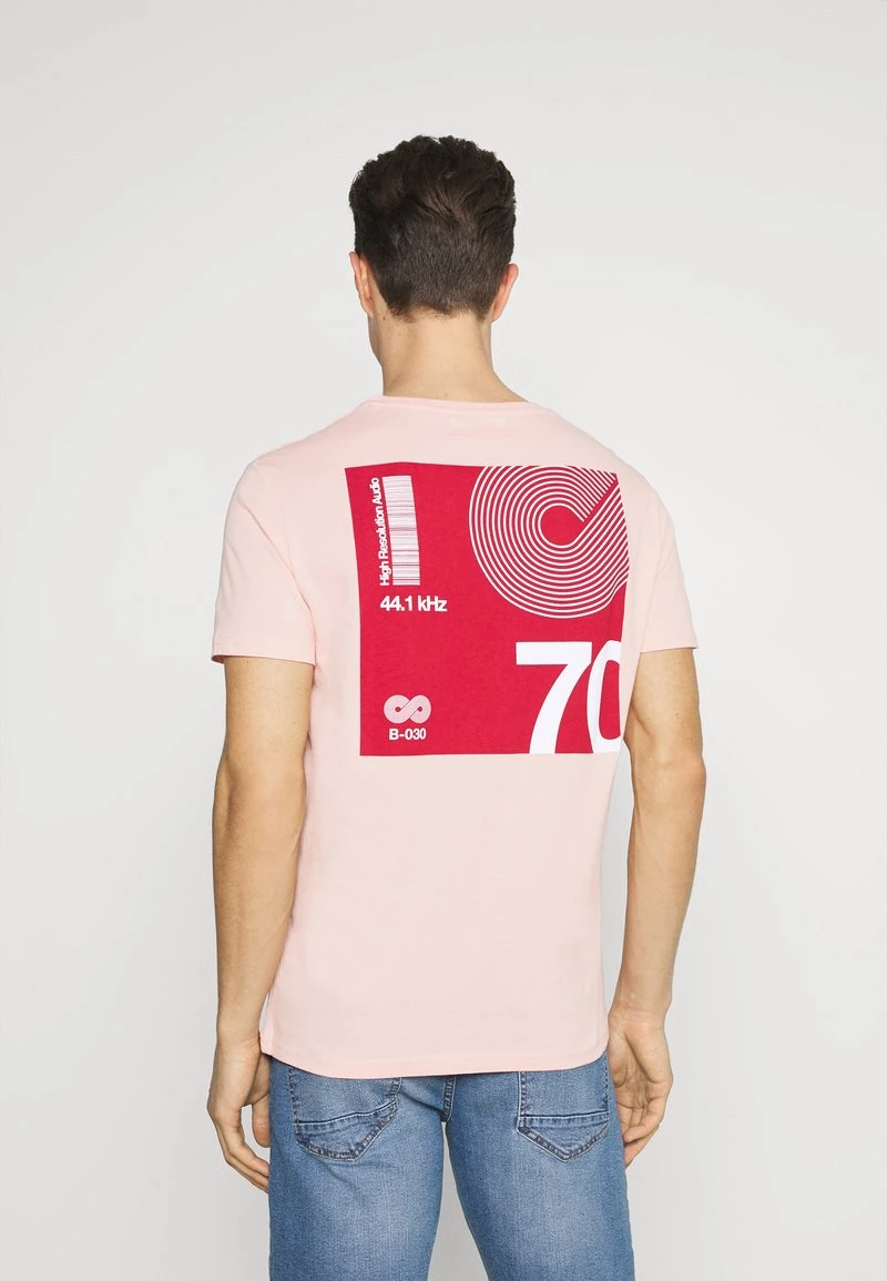 Pier One Hombre Camiseta Estampada - Pink - Imagen 3