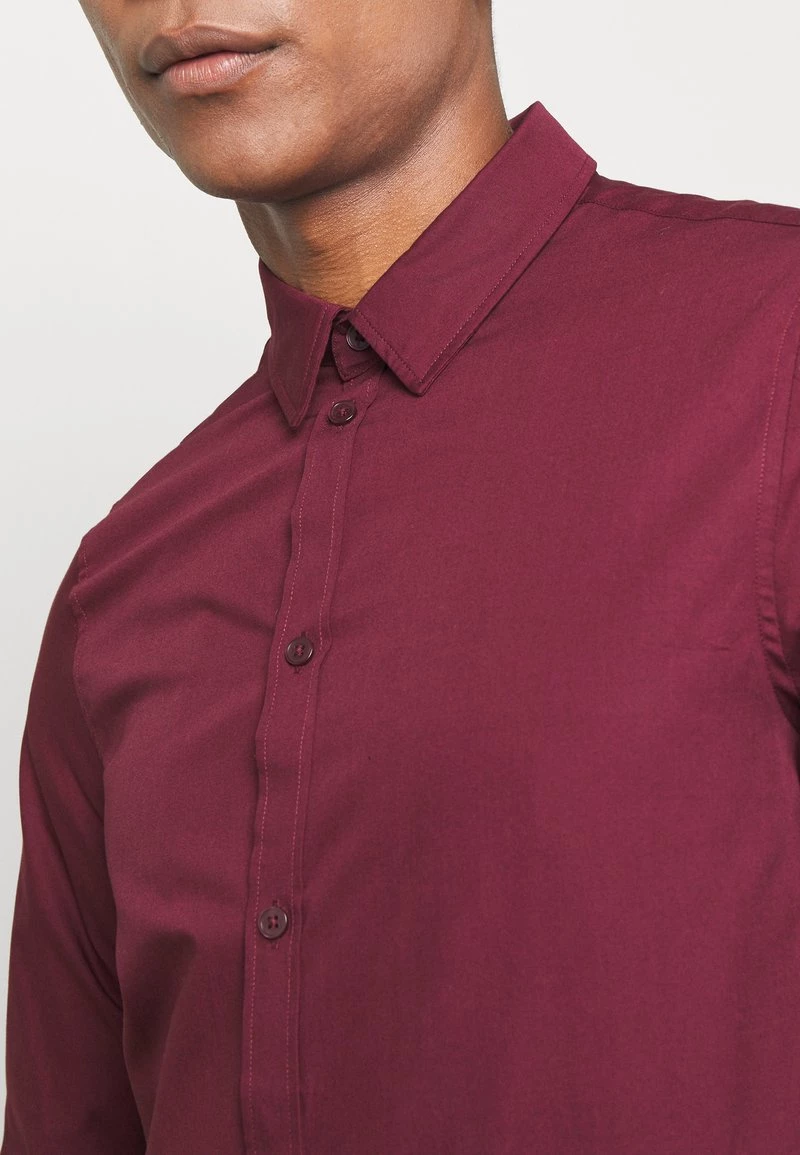 Pier One Camisa Elegante - Bordeaux, Hombre - Imagen 6