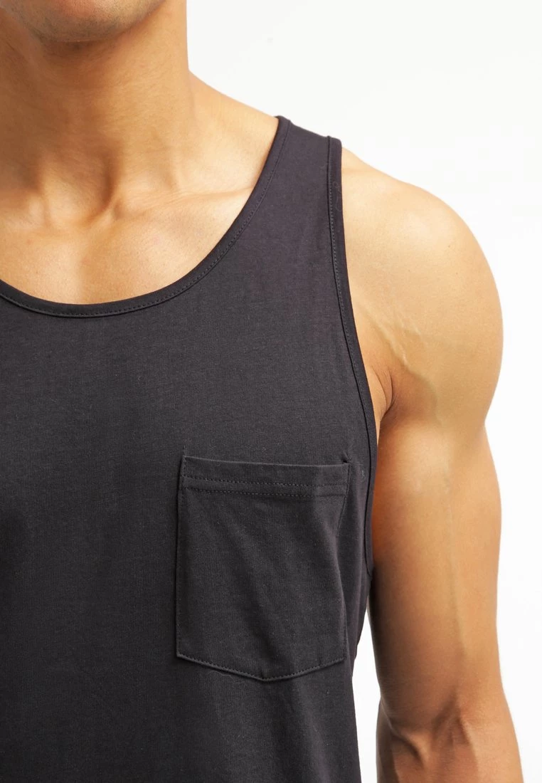 Pier One Hombre Top - Black - Imagen 4