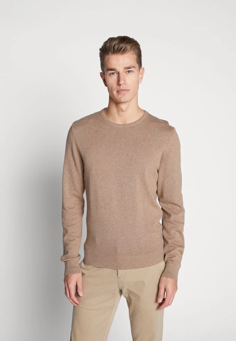Pier One Hombre Jersey De Punto - Mottled Beige