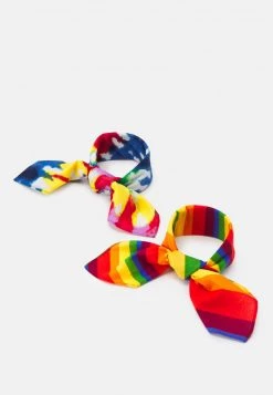 Pier One Unisexo PRIDE BANDANAS UNISEX 2 PACK - Pañuelo - Multi-coloured