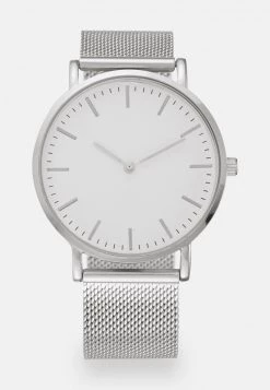 Pier One Unisexo Reloj - Silver-coloured