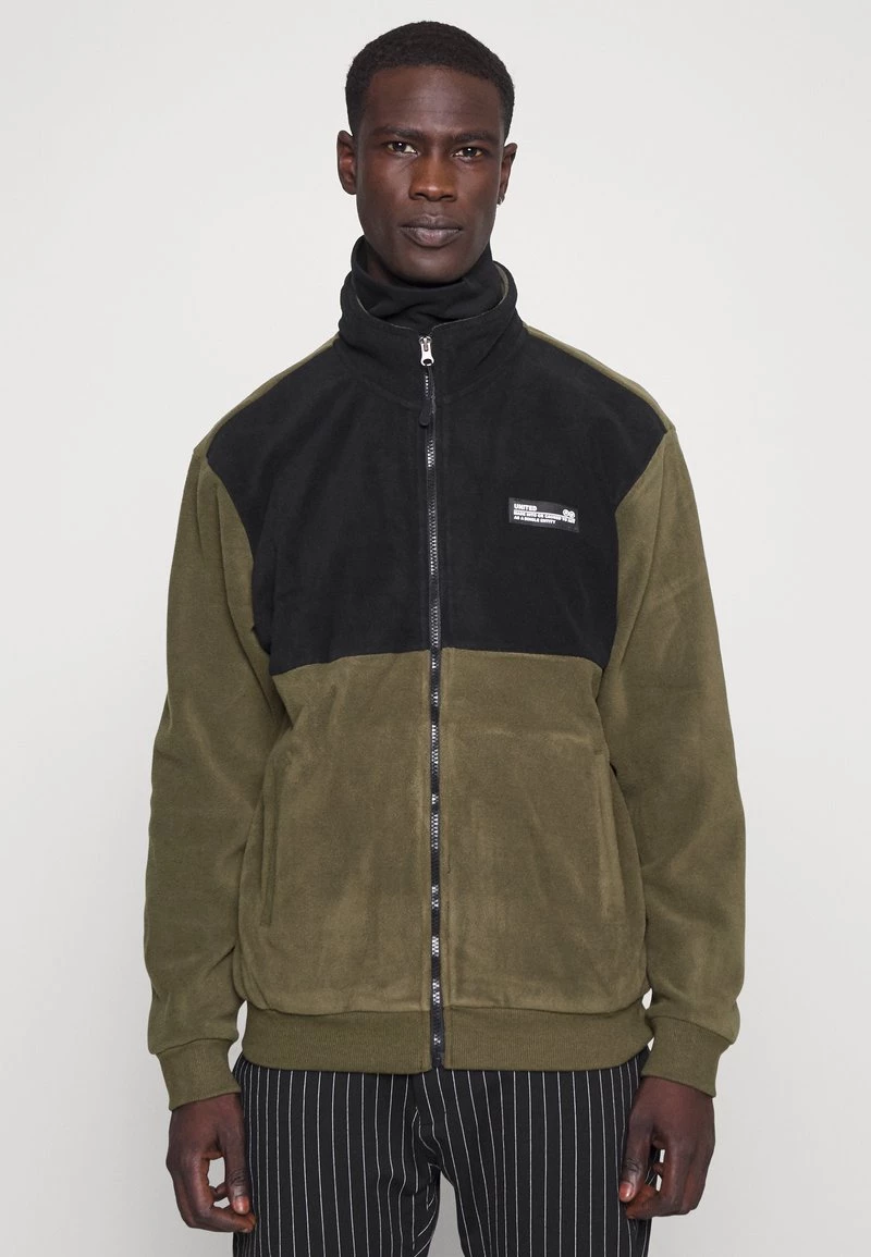 Pier One Hombre Forro Polar - Black/olive