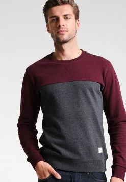 Pier One Hombre Sudadera - Mottled Bordeaux