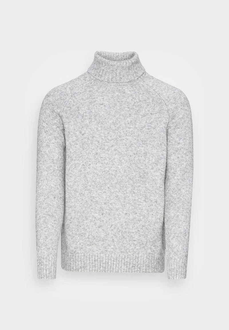 Pier One Hombre ESSENTIAL WINTER TURTLENECK / 512 - MOTTLED BLUE - Jersey De Punto - Mottled Light Grey - Imagen 4