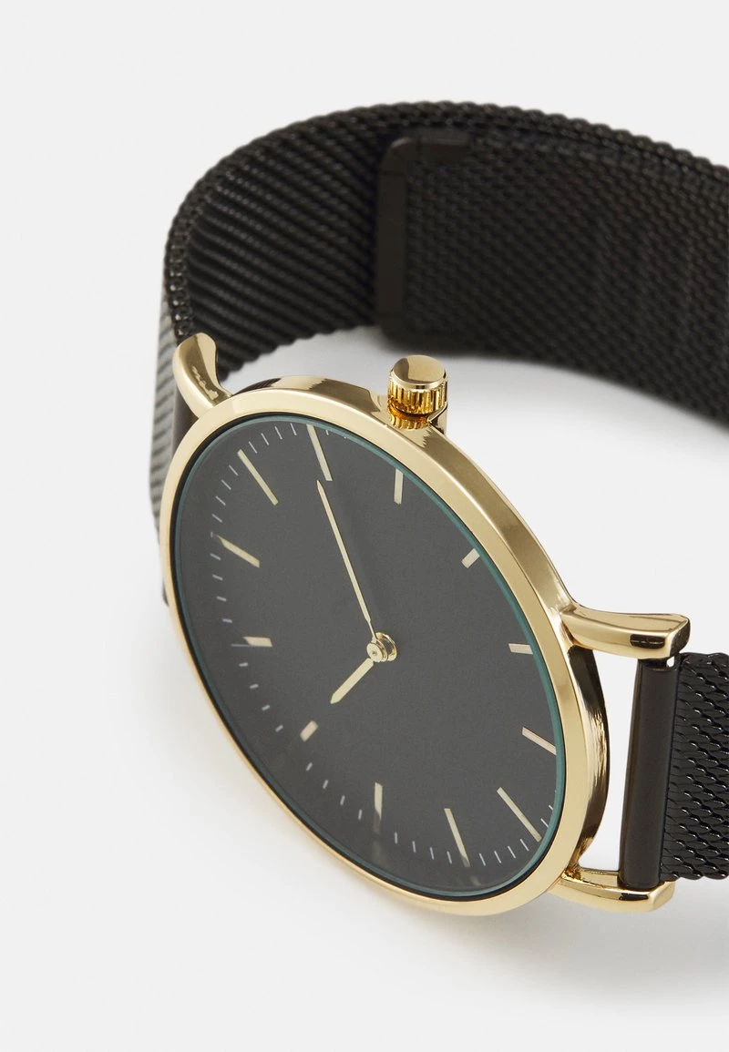 Pier One Unisexo Reloj - Black/goldcoloured - Imagen 4