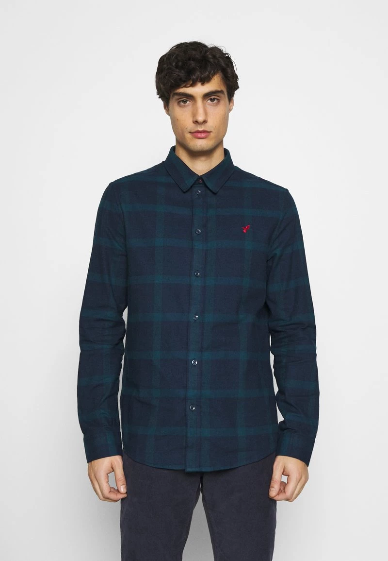 Pier One Hombre Camisa - Dark Blue/teal - Imagen 3
