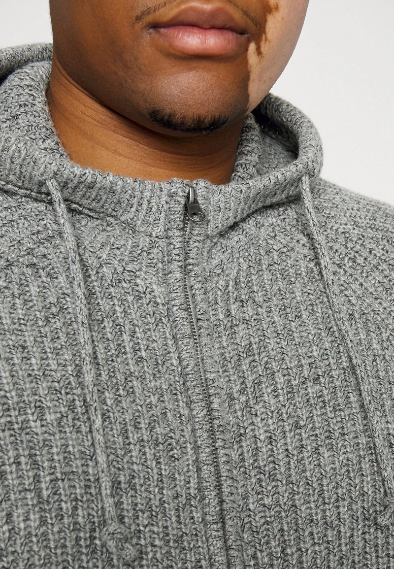 Pier One Hombre Chaqueta De Punto - Mottled Light Grey - Imagen 6