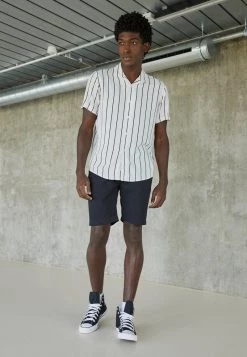 Pier One Hombre 2 PACK - Camisa - Black/white