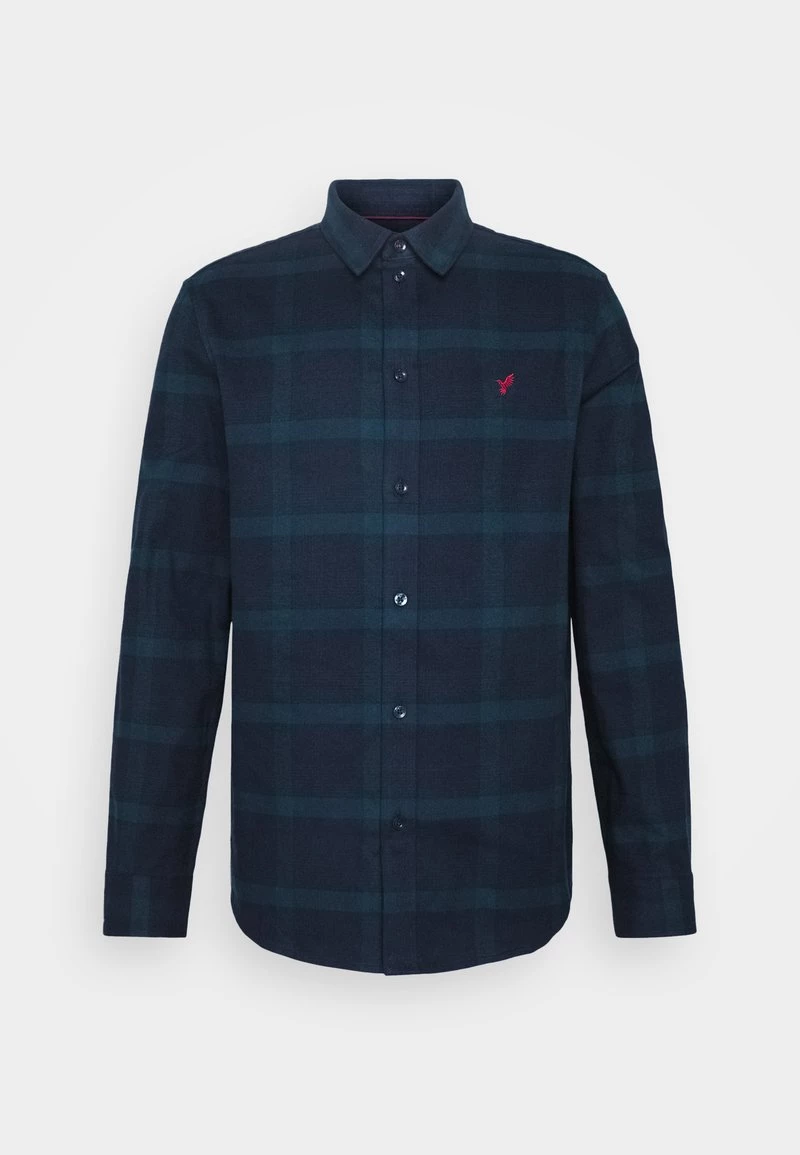 Pier One Hombre Camisa - Dark Blue/teal