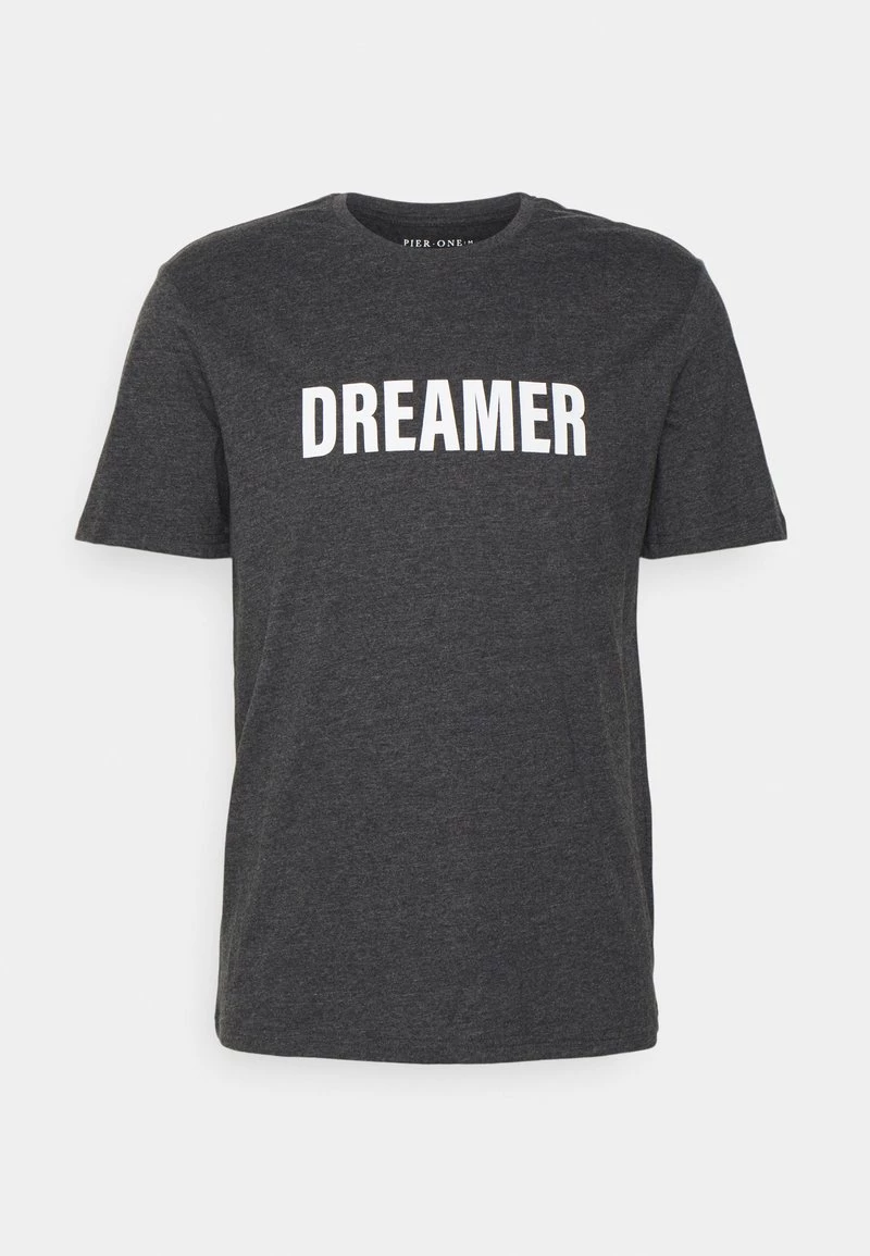 Pier One Hombre Pijama - Mottled Dark Grey/black - Imagen 2