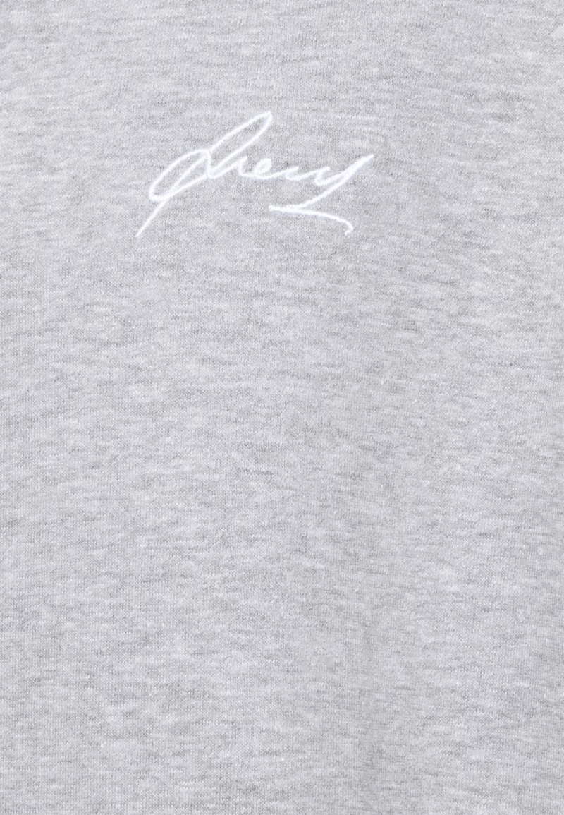 Pier One BIGBIG CORE SCRIPT HOODIE - Jersey Con Capucha - Mottled Grey, Hombre - Imagen 3