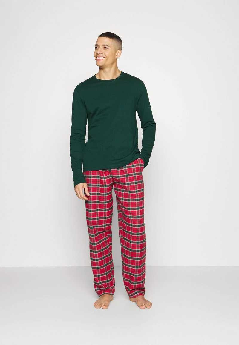 Pier One Hombre Pijama - Dark Green/red - Imagen 2