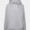Pier One BIGBIG CORE SCRIPT HOODIE - Jersey Con Capucha - Mottled Grey, Hombre
