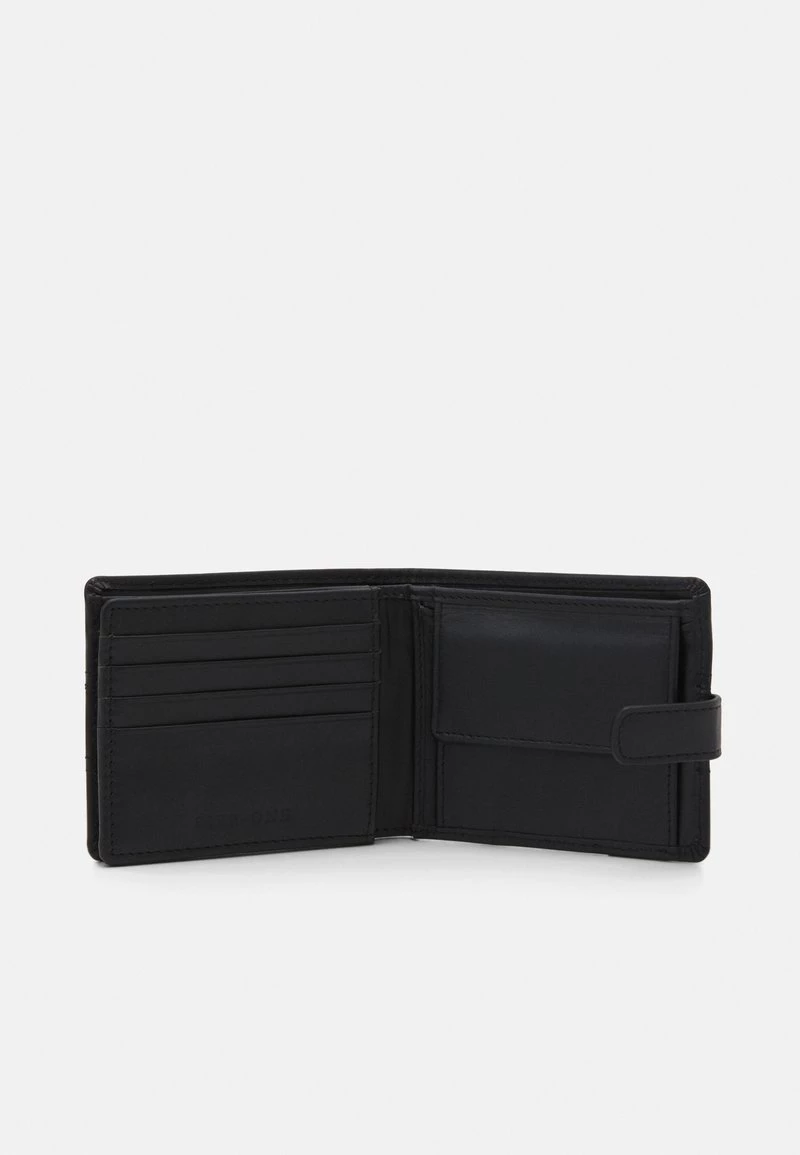 Pier One Hombre LEATHER - Monedero - Black - Imagen 4