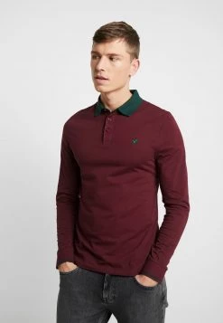 Pier One Hombre MUSCLE FIT - Polo - Bordeaux