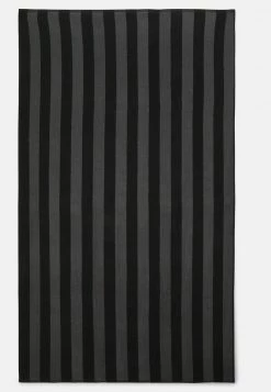 Pier One BEACH TOWEL 180x100CM 500 GSM - Toalla De Playa - Black/dark Grey, Hombre