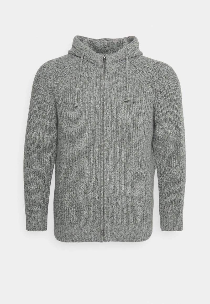Pier One Hombre Chaqueta De Punto - Mottled Light Grey - Imagen 5