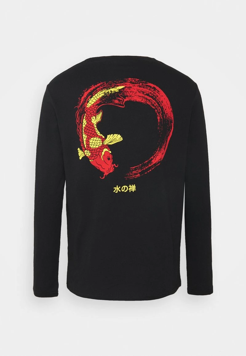 Pier One Hombre Camiseta De Manga Larga - Black - Imagen 9