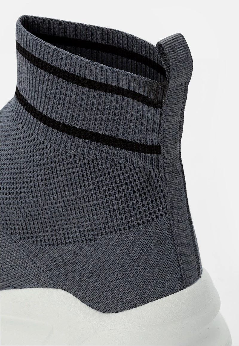 Pier One Hombre Zapatillas Altas - Grey - Imagen 6