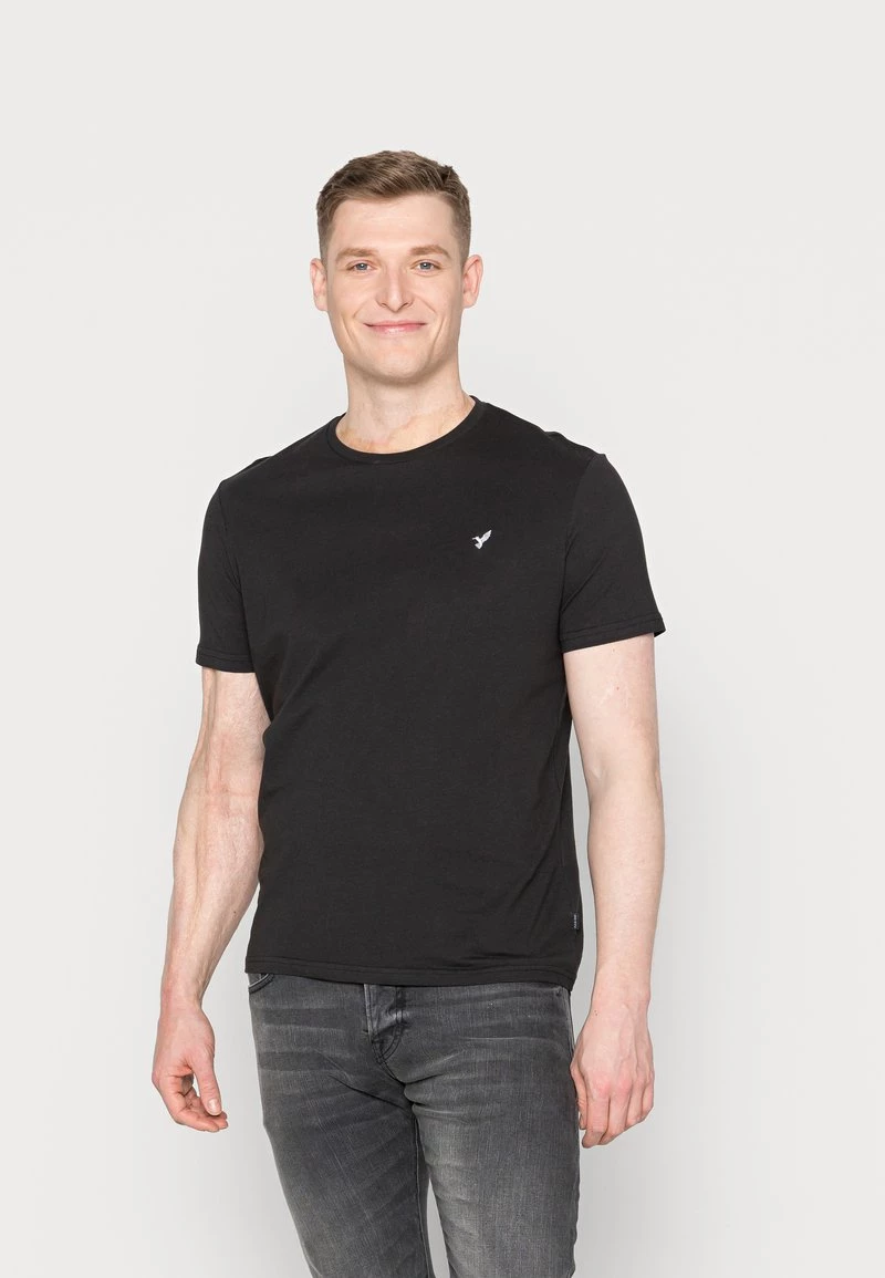 Pier One Hombre WITH BIRD STRAIGHT 5 PACK - Camiseta Básica - White/green/bordeaux/black/beige - Imagen 4