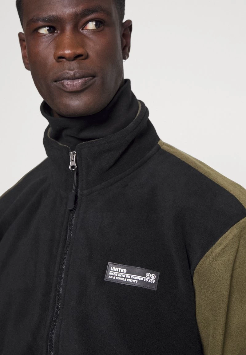 Pier One Hombre Forro Polar - Black/olive - Imagen 6