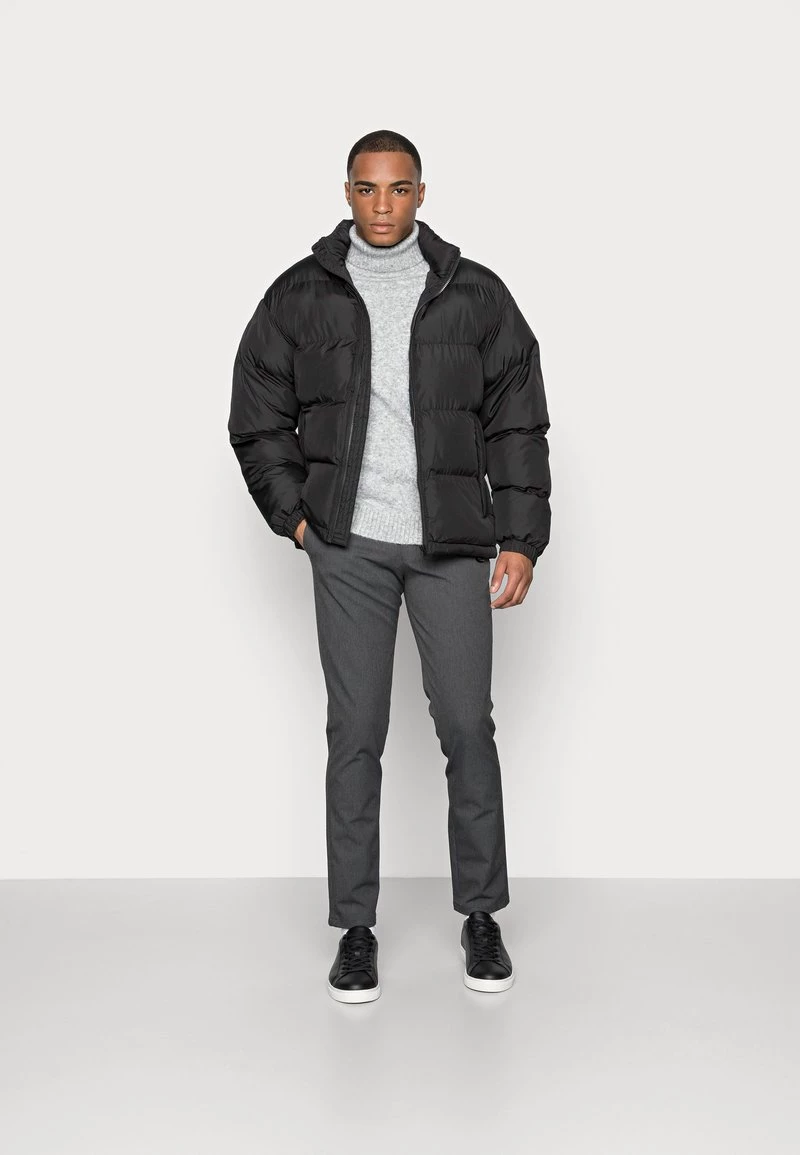 Pier One Hombre ESSENTIAL WINTER TURTLENECK / 512 - MOTTLED BLUE - Jersey De Punto - Mottled Light Grey - Imagen 2