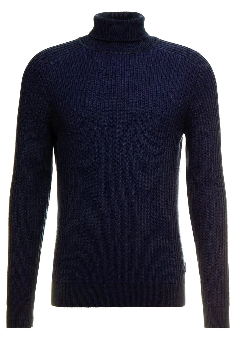 Pier One Hombre Jersey De Punto - Mottled Dark Blue - Imagen 5