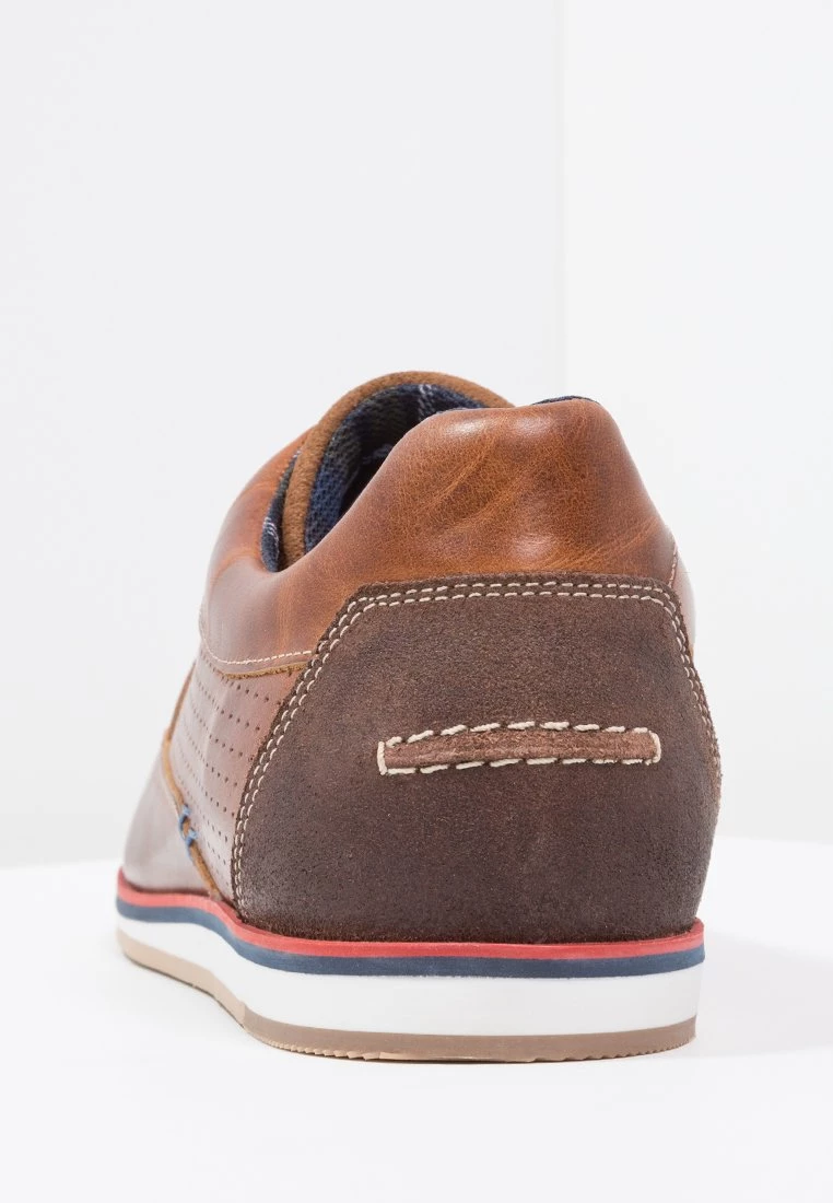 Pier One Hombre LEATHER - Zapatos Con Cordones - Cognac - Imagen 4
